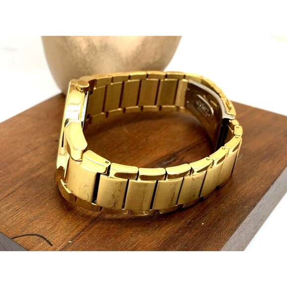 Citizen Men's Watch AU1062-56G Eco Drive Diamond Accent Black Dial Gold Steel - Picture 8 of 13